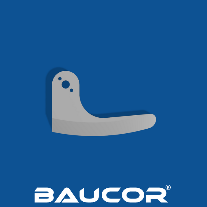 3" dlouhý zahnutý řezací nůž s hladkým ostřím, číslo dílu 93032